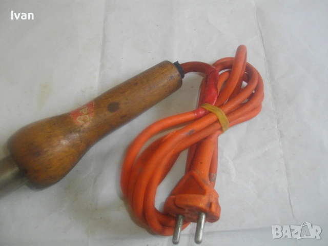 GARANTIE 280 ватов ДВОЕН старо качество масивен голям ЕЛЕКТРИЧЕСКИ ПОЯЛНИК РЕОТАНОВ Отличносъстояние, снимка 4 - Други инструменти - 54020446