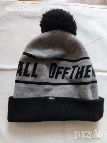 Vans Off Wall Pom Beanie - страхотна зимна шапка КАТО НОВА, снимка 7 - Шапки - 48786596