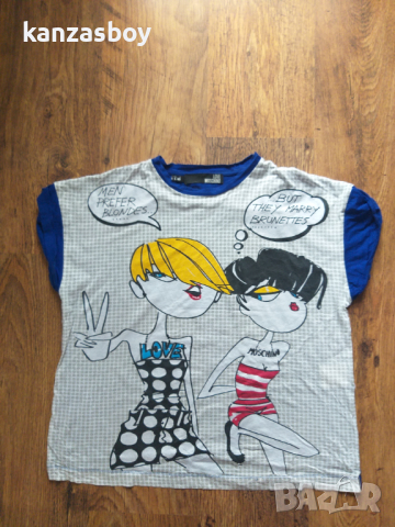Love Moschino - страхотна дамска тениска , снимка 4 - Тениски - 45039301
