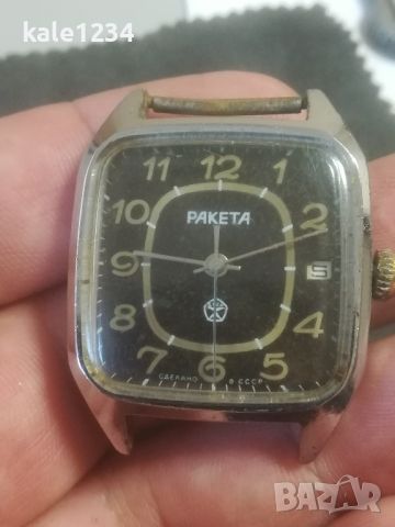 Часовник РАКЕТА. Сделано в СССР. Механичен механизъм. Мъжки. Raketa , снимка 2 - Мъжки - 45672098