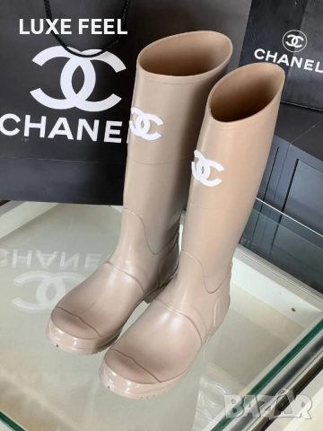 Дамски Ботуши - Гумени ⚜️ Chanel , снимка 14 - Дамски ботуши - 52482620