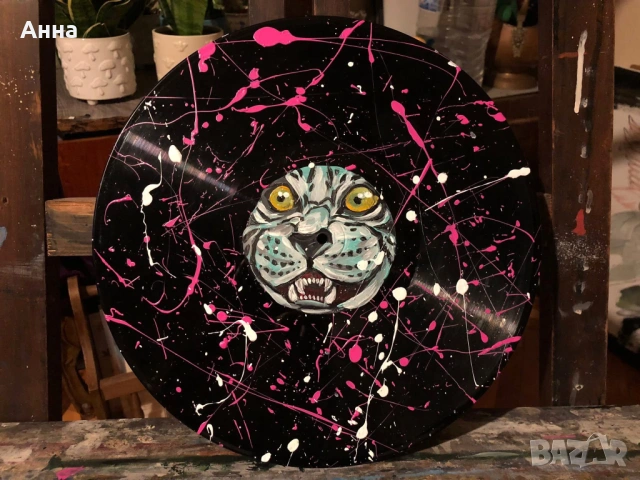 Ръчно рисувана грамофонна плоча