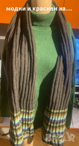 Пуловер 100% агнешка вълна, снимка 6 - Блузи с дълъг ръкав и пуловери - 53114485