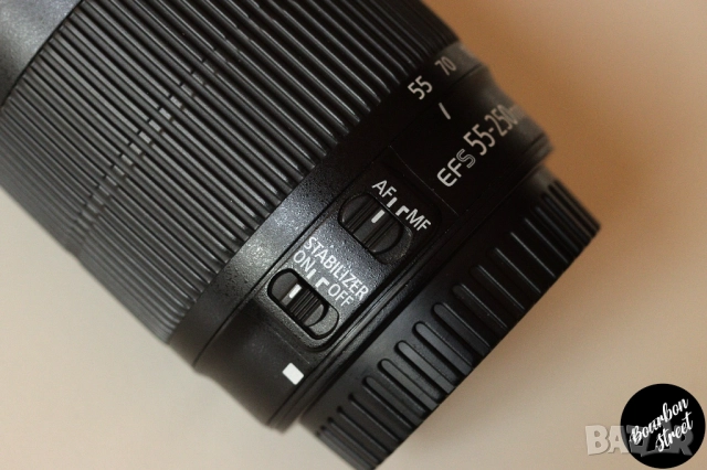 🔥Canon EF-S 55-250mm f/4-5.6 IS STM, снимка 4 - Обективи и филтри - 52841363