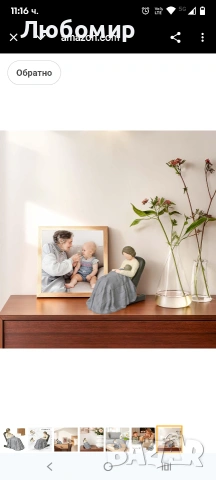 Фигурки на майка и син от Lnrkai, подаръци за рожден ден за мама от син, скулптурирани, ръчно , снимка 7 - Декорация за дома - 53424658