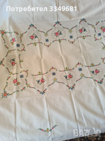 Памучна покривка за маса, снимка 5 - Покривки за маси - 53663552