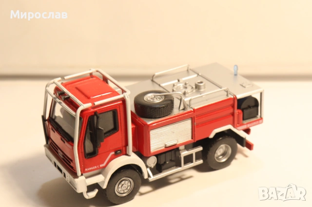 1:57 DEL PRADO IVECO КАМИОН ПОЖАРНА КОЛИЧКА ИГРАЧКА МОДЕЛ, снимка 6 - Колекции - 53691482