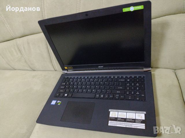 Acer Aspire V 15 Nitro 15.6''FHD/Core i7 6500U/16gb.ram/256ssd./1tb.hdd/GTX950 4gb., снимка 1 - Лаптопи за игри - 46333546