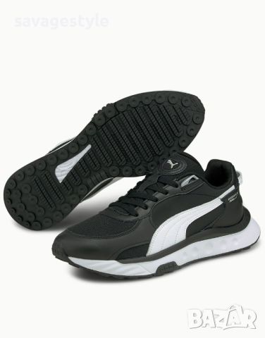 Мъжки маратонки PUMA Wild Rider Route Shoes Black, снимка 3 - Маратонки - 46020205