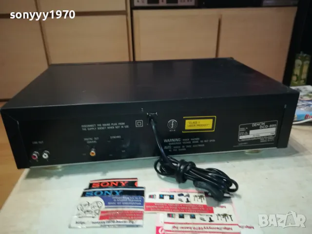 DENON DCD-895 CD PLAYER-ВНОС SWISS 1802250623LNWC, снимка 14 - Аудиосистеми - 49173412