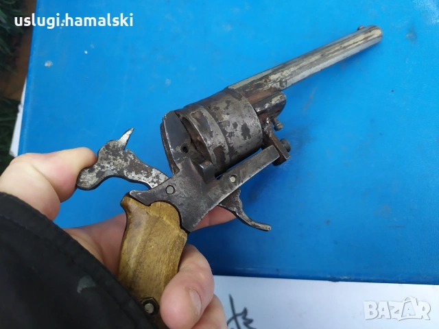Стар револвер/пищов/пистолет, снимка 10 - Антикварни и старинни предмети - 53212847