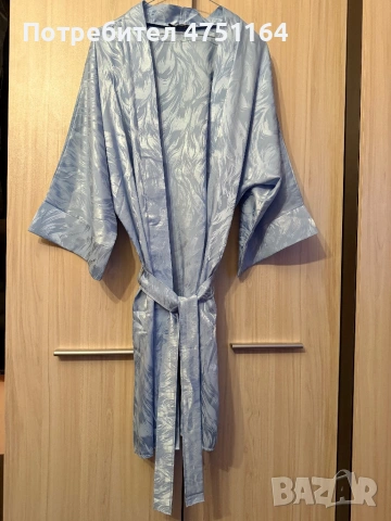 Сатенено кимоно/халат – ново, нежно синьо