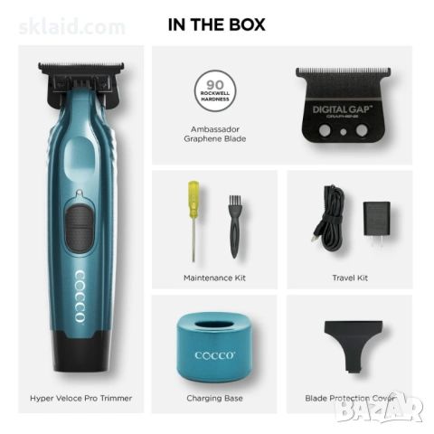 Cocco Hyper Veloce Pro – Тример в червено, снимка 3 - Тримери - 53795565