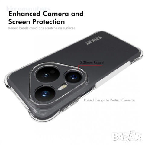 ENKAY HAT PRINCE TPU Калъф за Huawei Pura 80 Ultra + Скрийн протектор|Удароустойчив, Противоплъзгащ, снимка 3 - Калъфи, кейсове - 51960941