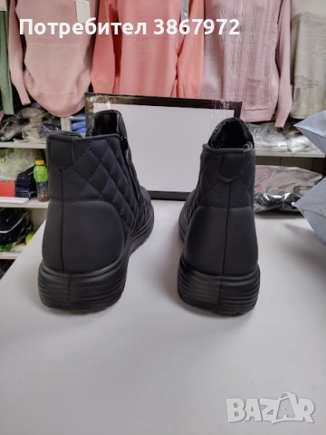 Дамски Боти на квадрати с два ципа , снимка 5 - Дамски боти - 51938100
