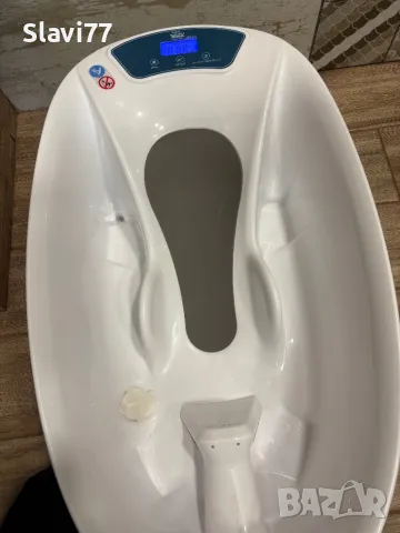 Дигитална бебешка вана с везна и термометър Aquascale 3-в-1, снимка 1