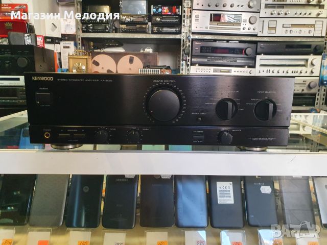 Усилвател Kenwood KA-3020 Black В отлично техническо и визуално състояние., снимка 1 - Ресийвъри, усилватели, смесителни пултове - 46360389