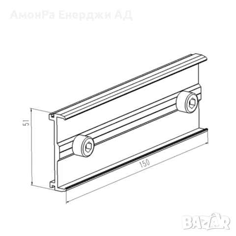 Съединителен конектор за профили, снимка 2 - Друга електроника - 54048674