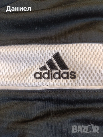 Горнище с цип Adidas , снимка 2 - Спортни дрехи, екипи - 53696500