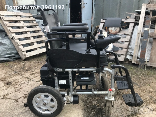 Електрическа инвалидна количка -джоистик управление 