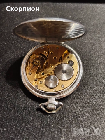 Швейцарски джобен часовник - RW METAL HROME- 17 RUBIS, снимка 17 - Джобни - 49418171