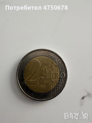 Колекционерска монета 2 евро Белгия 2000г, снимка 2 - Нумизматика и бонистика - 53845838