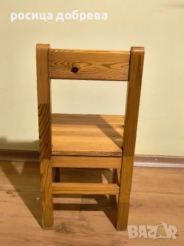 Детски комплект от естествено дърво (чам) - масичка и столче - 38 евро за комплекта , снимка 7 - Играчки за стая - 54211923