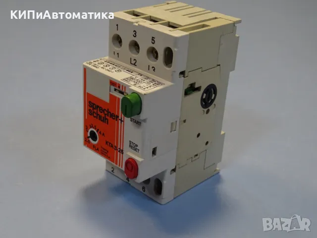 Моторна защита Sprecher+Schuh KTA 3-25 2.5/4A overload relay motor control, снимка 4 - Резервни части за машини - 48546489