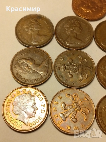 Монети Елизабет 1971 г.и други години ., снимка 12 - Нумизматика и бонистика - 51851858