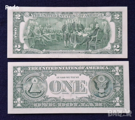 Лот от Колекционерски Долари. Непрегъвани (UNC).Оригинал , снимка 2 - Нумизматика и бонистика - 48084806