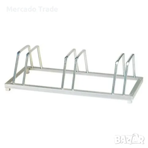 Паркинг стойка за велосипеди Mercado Trade, 3 или 5, Стомана, Сива, снимка 2 - Аксесоари за велосипеди - 50435082