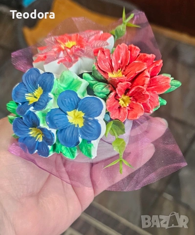 цветя от керамика , снимка 6 - Пана - 53366011