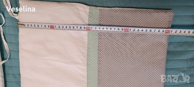 Обиколник за бебешко креватче и олекотена завивка (размер 120х70 см), снимка 3 - Спално бельо и завивки - 52969337