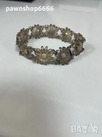 Сребърна гривна 925, снимка 6 - Гривни - 51455129