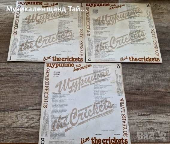 Грамофонни Плочи - Българска Музика: Щурците - 20 Години По-Късно - 3 LP, снимка 2 - Грамофонни плочи - 53750807