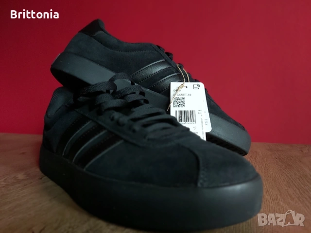 Нови кецове Adidas VL Court 3 Велур, снимка 2 - Маратонки - 53615370
