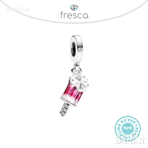 Колекция талисмани Fresca по модел тип Pandora Пандора с печат S925 Ice Creams, снимка 3 - Други - 52822677