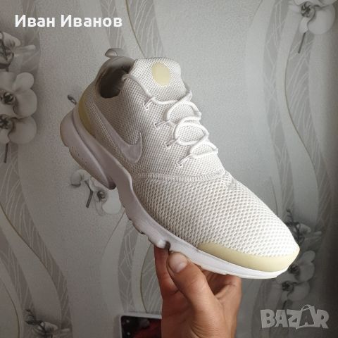 оригинални маратонки NIKE AIR PRESTO FLY WHITE  номер 45,5-46, снимка 10 - Маратонки - 40727657