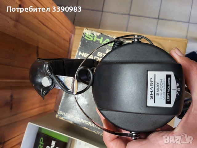 Слушалки SHARP HP-400H, снимка 9 - Слушалки и портативни колонки - 53825353