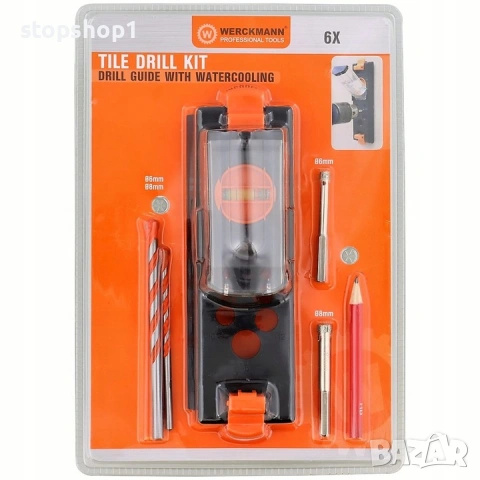 Комплект за пробиване на плочки- WERCKMANN, снимка 2 - Други инструменти - 53283234