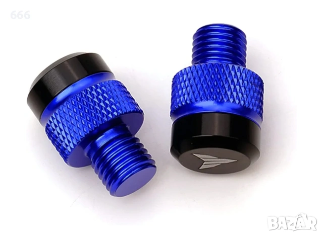 2 бр. M10*1.25 Винтови болтове за тапи за огледала за мотоциклет, подходящи за Yamaha, снимка 3 - Аксесоари и консумативи - 53012462