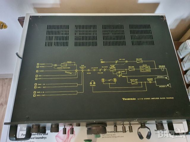 Tecsonic A 1110+Tecsonic C 1108, снимка 10 - Ресийвъри, усилватели, смесителни пултове - 46540460