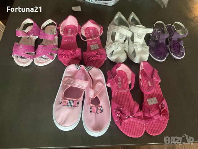 6 чифта Детски сандали , нови