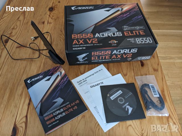 AORUS B550 Elite AX V2 + AMD Ryzen 5 5600X + 32 GB RAM - комбо, снимка 7 - Други - 45539967