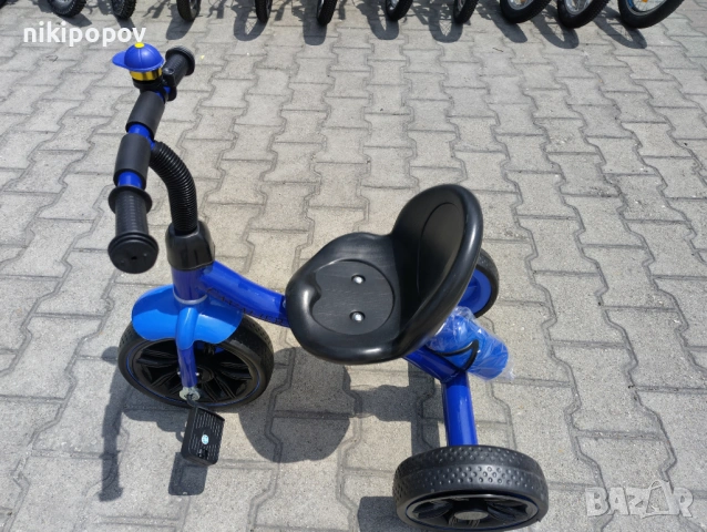 BYOX Триколка Cavalier Lux син, снимка 4 - Детски велосипеди, триколки и коли - 53564248