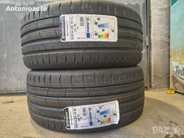 245 40 19 continental SportContakt7 , снимка 2 - Гуми и джанти - 53689282