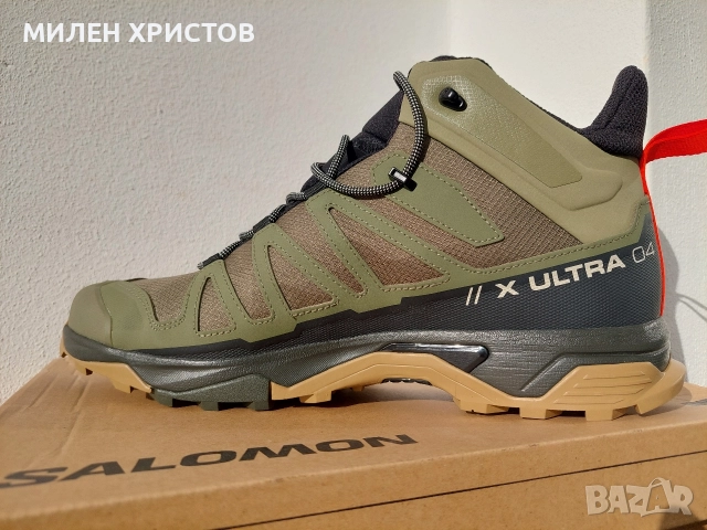 SALOMON X ULTRA MID GTX(Gore-Tex)-Чисто Нови с етикет и кутия-№48(48.5) , снимка 6 - Мъжки боти - 52943183