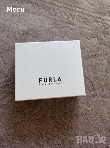 FURLA - Калъф за карти естествена кожа, снимка 4 - Портфейли, портмонета - 51545317
