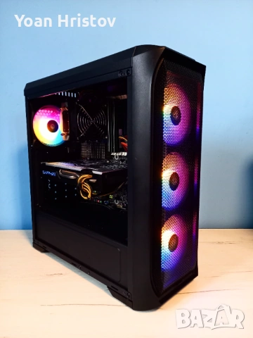 Геймърси компютър/Gaming PC RX 580 8GB / 16GB RAM / SSD + HDD, снимка 2 - Геймърски - 53967495