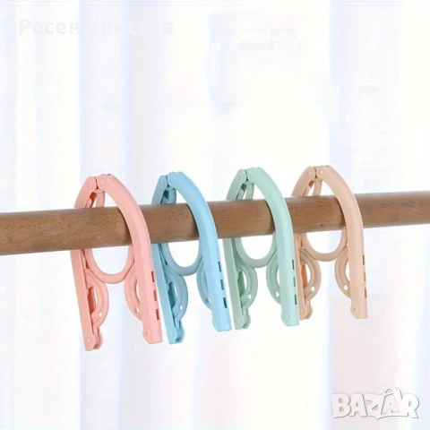 10бр. Преносими сгъваеми закачалки., снимка 2 - Други стоки за дома - 50503311